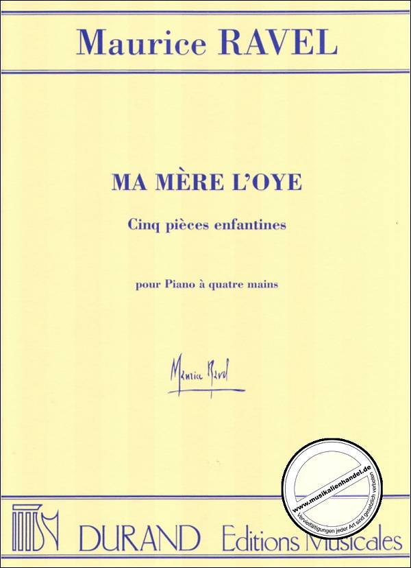 Titelbild für DUR 7746 - MA MERE L'OYE
