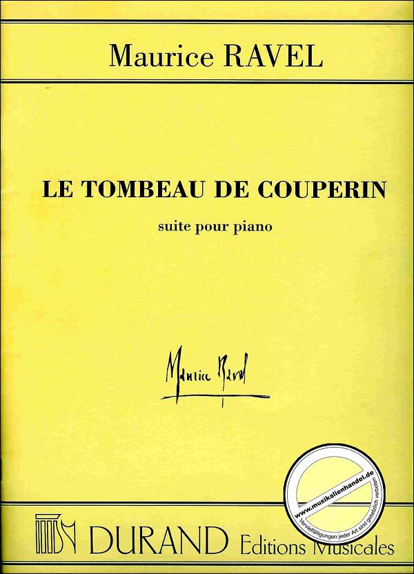 Titelbild für DUR 9569 - LE TOMBEAU DE COUPERIN