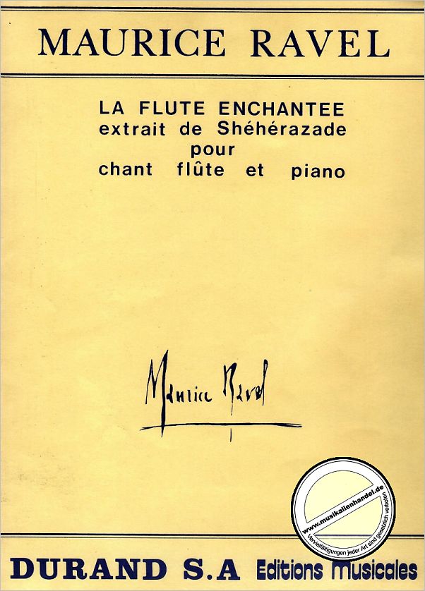 Titelbild für DUR 9676 - LA FLUTE ENCHANTEE (SHEHERAZADE)