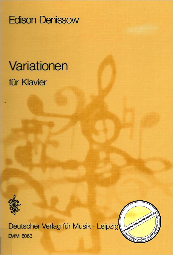 Titelbild für DV 8063 - VARIATIONEN 1961