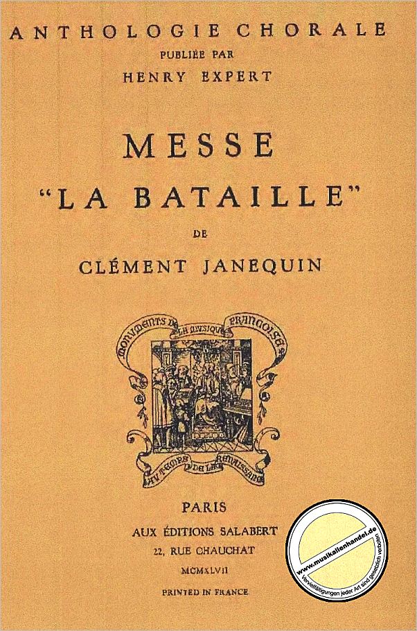 Titelbild für EAS 14878 - MESSE LA BATAILLE