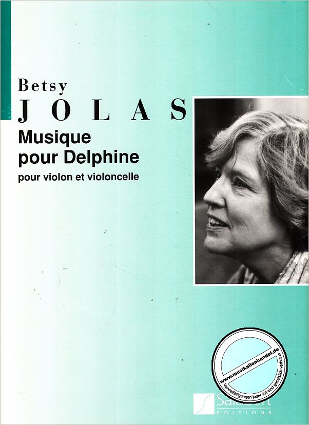 Titelbild für EAS 19127 - MUSIQUE POUR DELPHINE