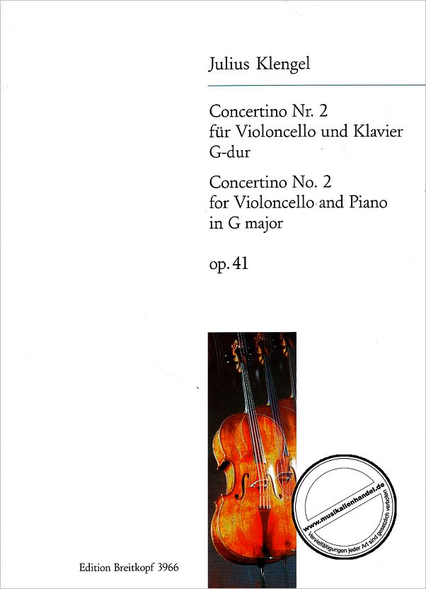 Titelbild für EB 3966 - CONCERTINO 2 G-DUR OP 41