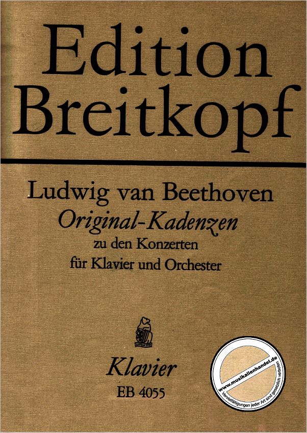 Titelbild für EB 4055 - 8 ORIGINAL KADENZEN