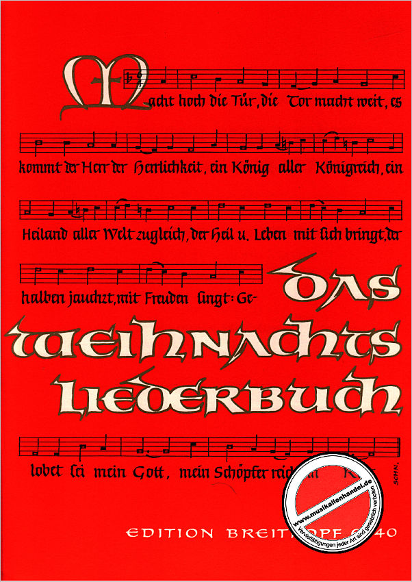 Titelbild für EB 6440 - DAS WEIHNACHTSLIEDERBUCH