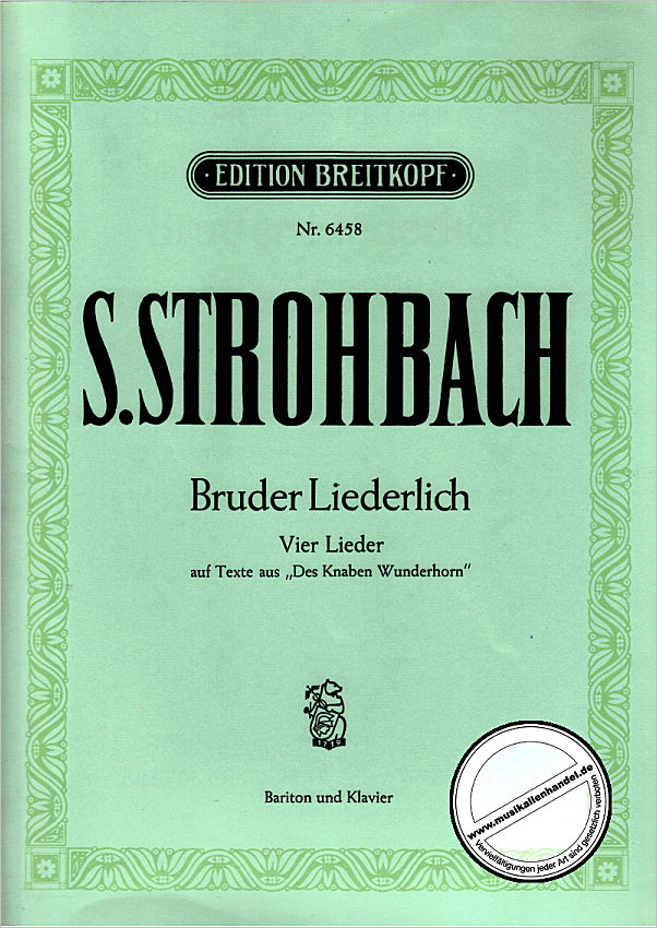 Titelbild für EB 6458 - BRUDER LIEDERLICH