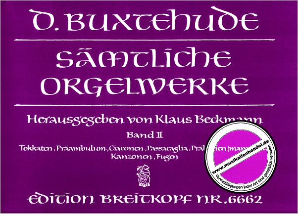 Titelbild für EB 6662 - SAEMTLICHE ORGELWERKE 2
