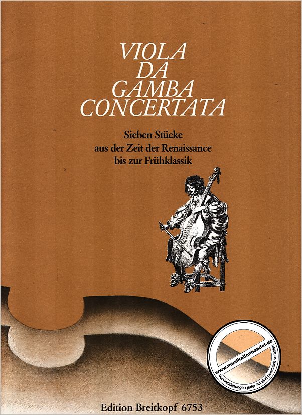 Titelbild für EB 6753 - VIOLA DA GAMBE CONCERTATA