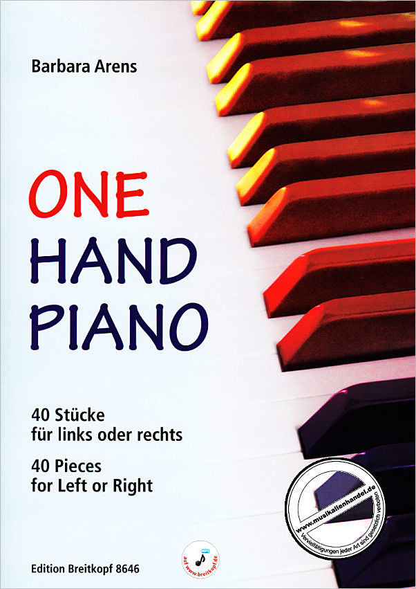 Titelbild für EB 8646 - ONE HAND PIANO