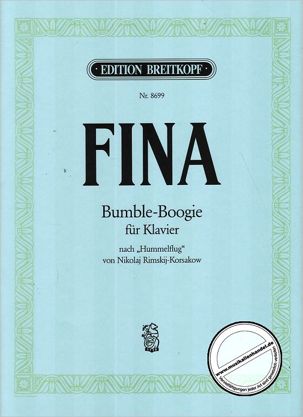 Titelbild für EB 8699 - BUMBLE BOOGIE NACH HUMMELFLUG