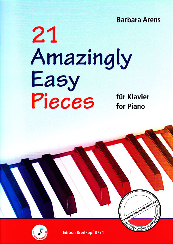Titelbild für EB 8774 - 21 AMAZINGLY EASY PIECES