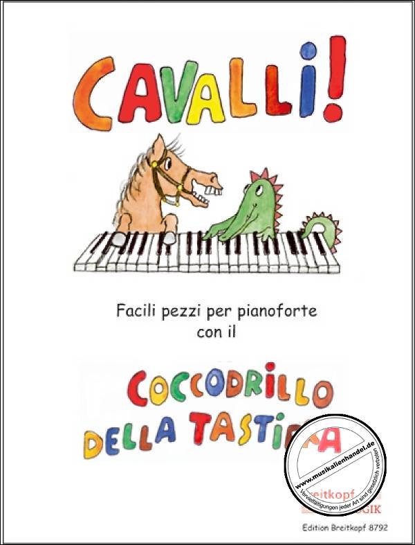 Titelbild für EB 8792 - CAVALLI - FACILI PEZZI PER PIANOFORTE DELLA TASTIERA