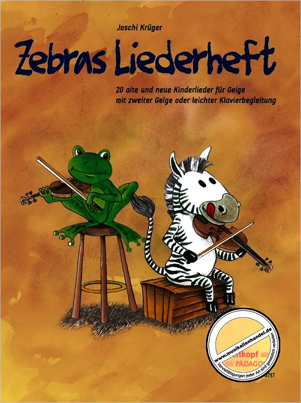 Titelbild für EB 8797 - ZEBRAS LIEDERHEFT
