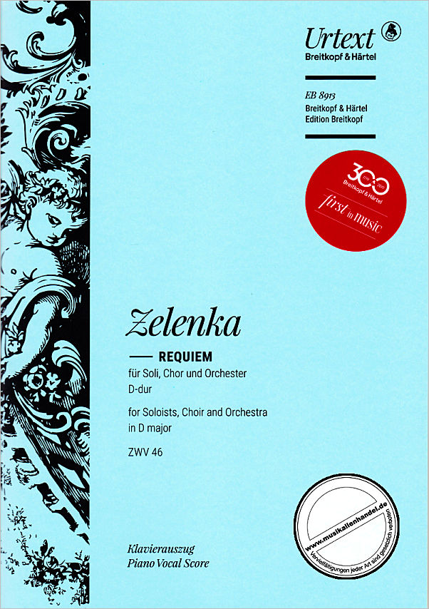 Titelbild für EB 8913 - Requiem D-Dur ZWV 46