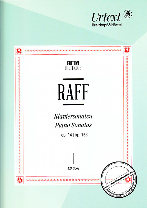 Titelbild für EB 8993 - Sonate es-moll op 14 Fassung 1 1844 | Sonate d-moll op 168
