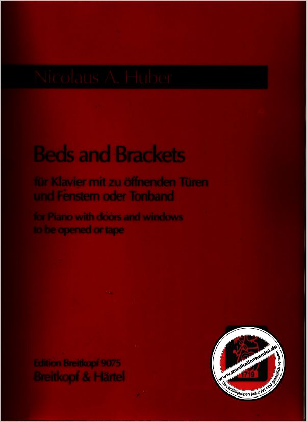 Titelbild für EB 9075 - BED + BRACKETS