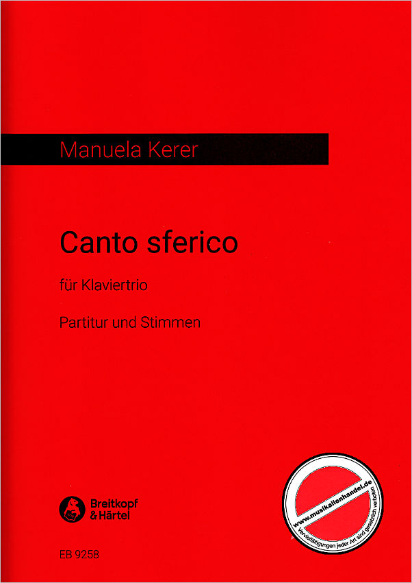 Titelbild für EB 9258 - CANTO SFERICO