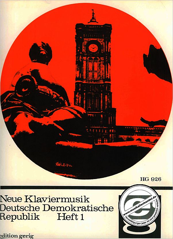 Titelbild für EBBG 926 - NEUE KLAVIERMUSIK 1 (DDR)