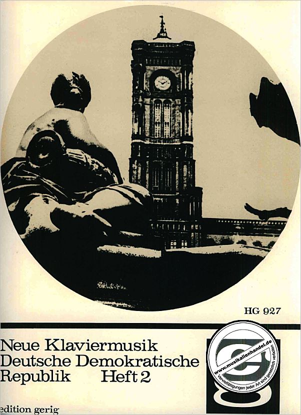 Titelbild für EBBG 927 - NEUE KLAVIERMUSIK 2 (DDR)