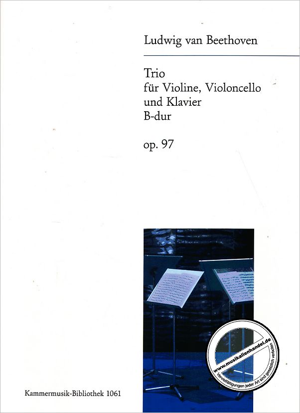 Titelbild für EBKM 1061 - TRIO B-DUR OP 97