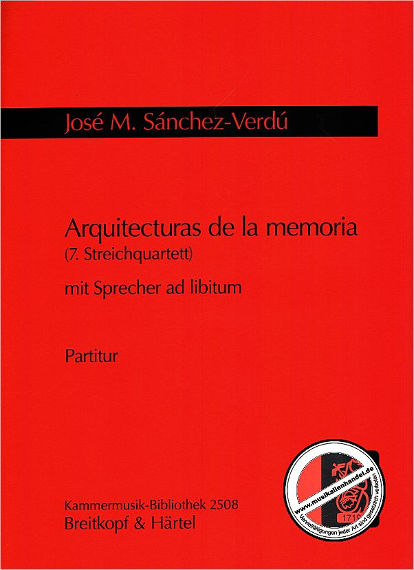 Titelbild für EBKM 2508 - ARQUITECTURAS DE LA MEMORIA