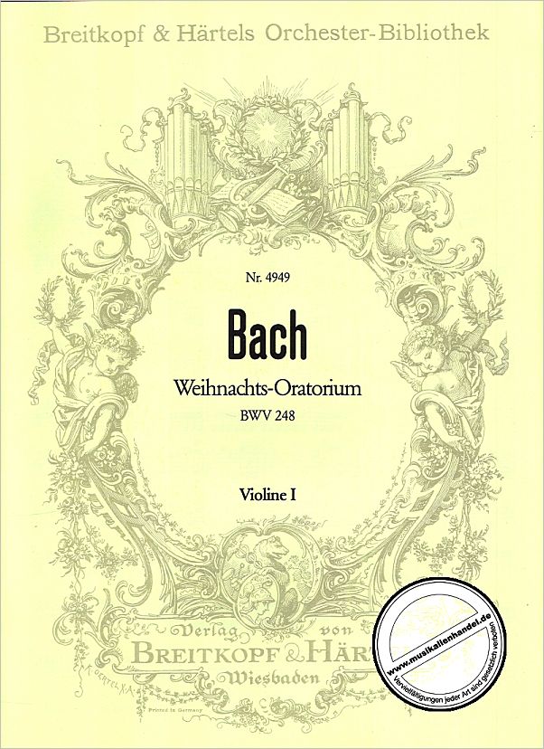 Titelbild für EBOB 4949-VL1 - WEIHNACHTSORATORIUM BWV 248