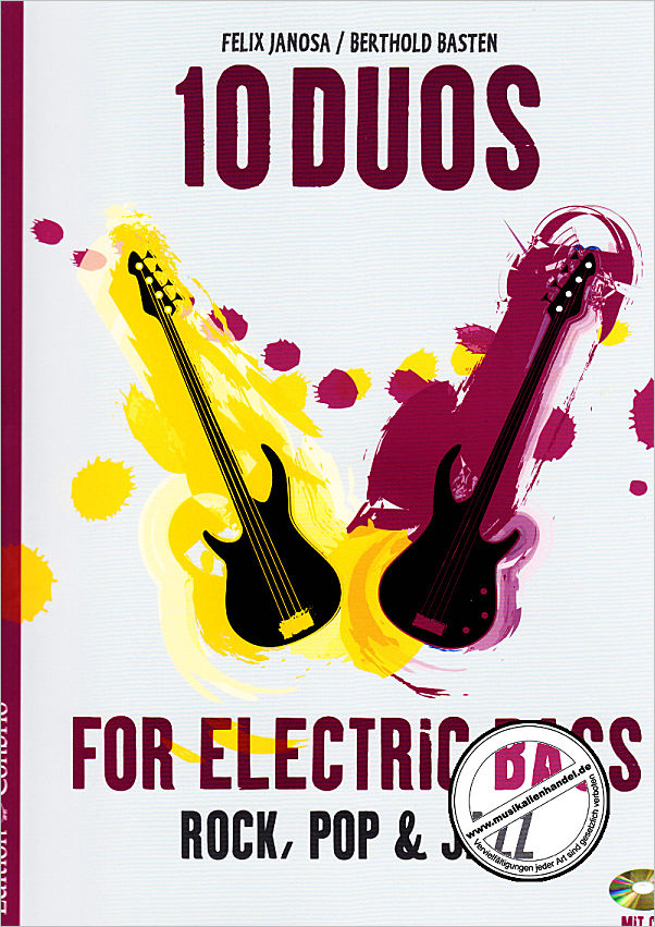 Titelbild für ECB 6111 - 10 DUOS FOR ELECTRIC BASS