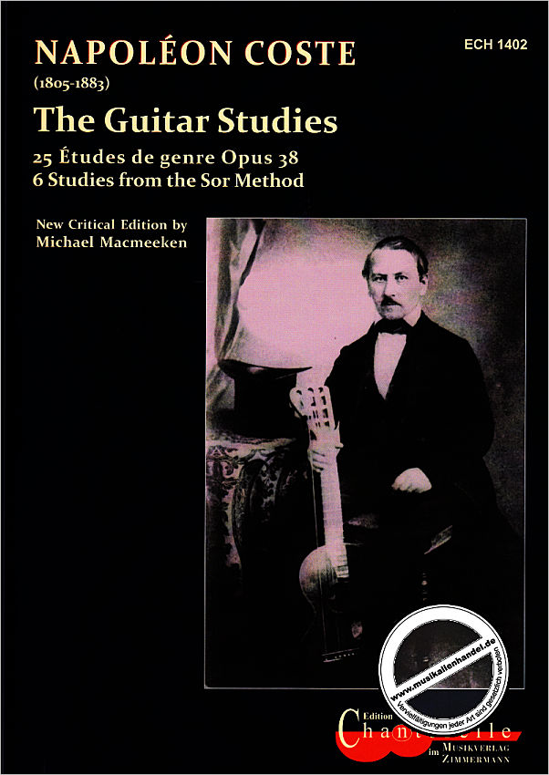 Titelbild für ECH 1402 - The guitar studies | 6 Etüden | 25 Etudes de genre op 38