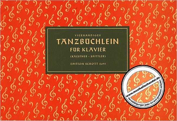 Titelbild für ED 2695 - VIERHAENDIGES TANZBUECHLEIN