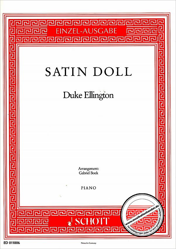 Titelbild für ED 011006 - SATIN DOLL