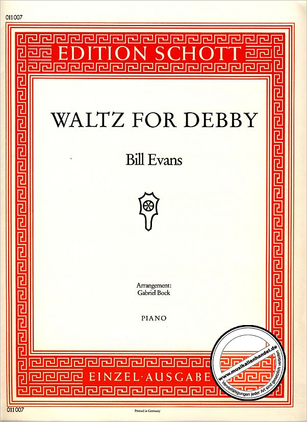 Titelbild für ED 011007 - WALTZ FOR DEBBY