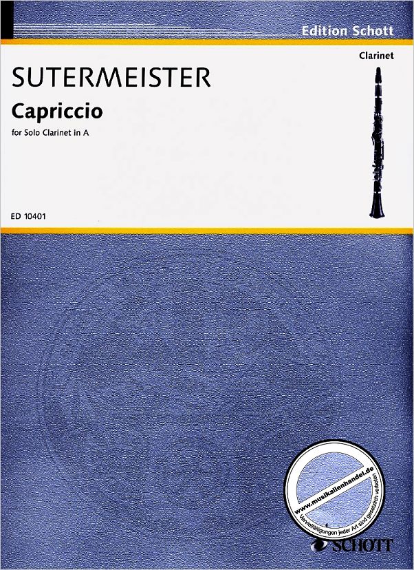 Titelbild für ED 10401 - CAPRICCIO