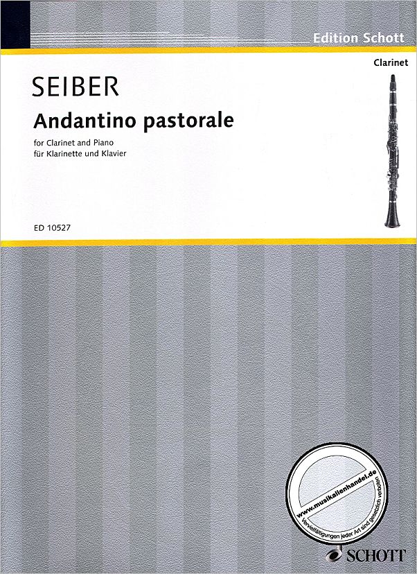 Titelbild für ED 10527 - ANDANTINO PASTORAL
