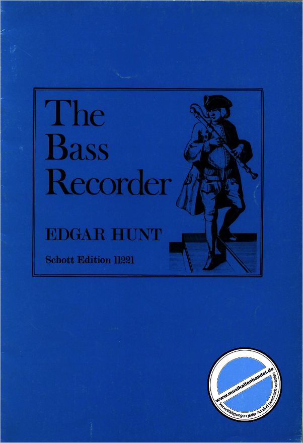 Titelbild für ED 11221 - THE BASS RECORDER
