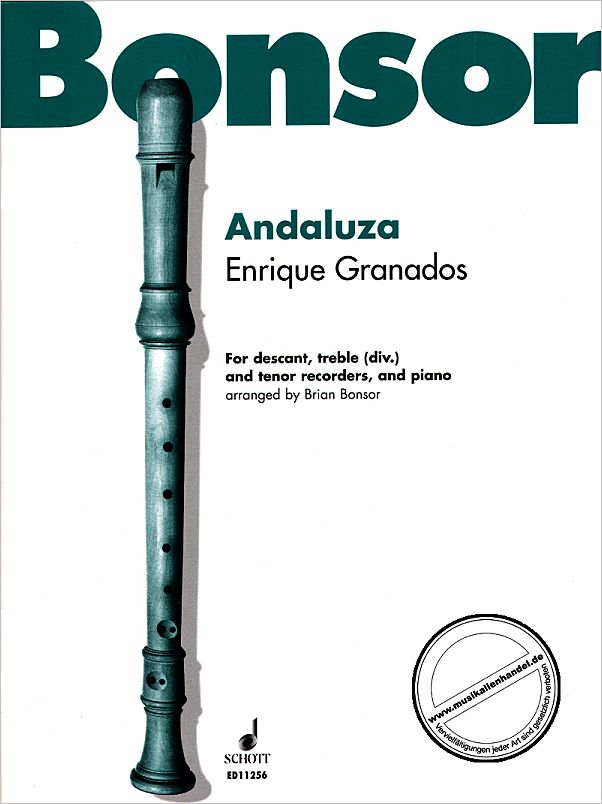 Titelbild für ED 11256 - ANDALUZA (DANZA ESPANOLA 5)