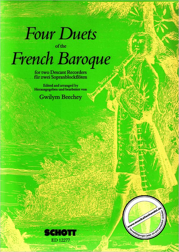 Titelbild für ED 12277 - 4 DUETS OF THE FRENCH BAROCK