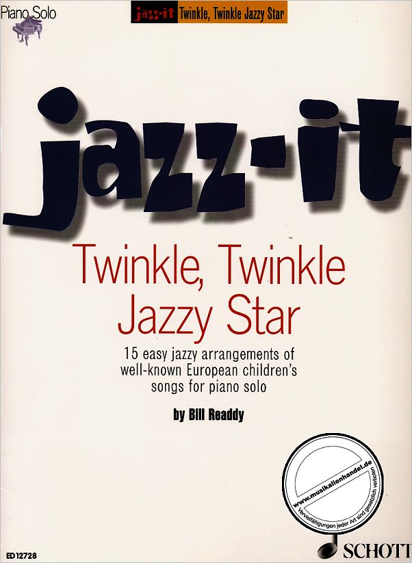 Titelbild für ED 12728 - JAZZ IT - TWINKLE TWINKLE JAZZY STAR
