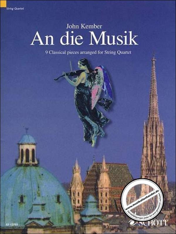 Titelbild für ED 12755 - AN DIE MUSIK - 9 KLASSISCHE STUECKE