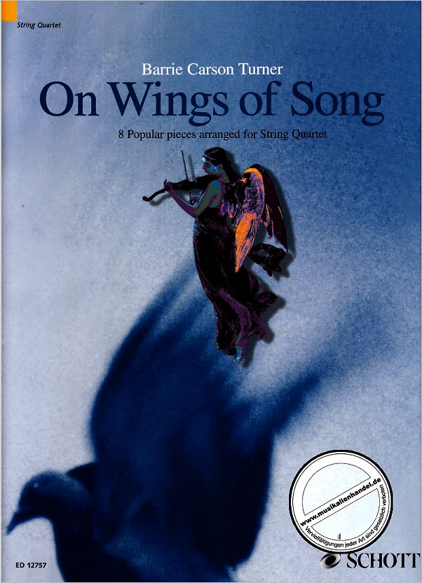 Titelbild für ED 12757 - ON WINGS OF SONG - 8 POPULAERE STUECKE