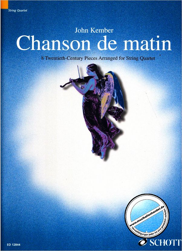 Titelbild für ED 12844 - CHANSON DE MATIN
