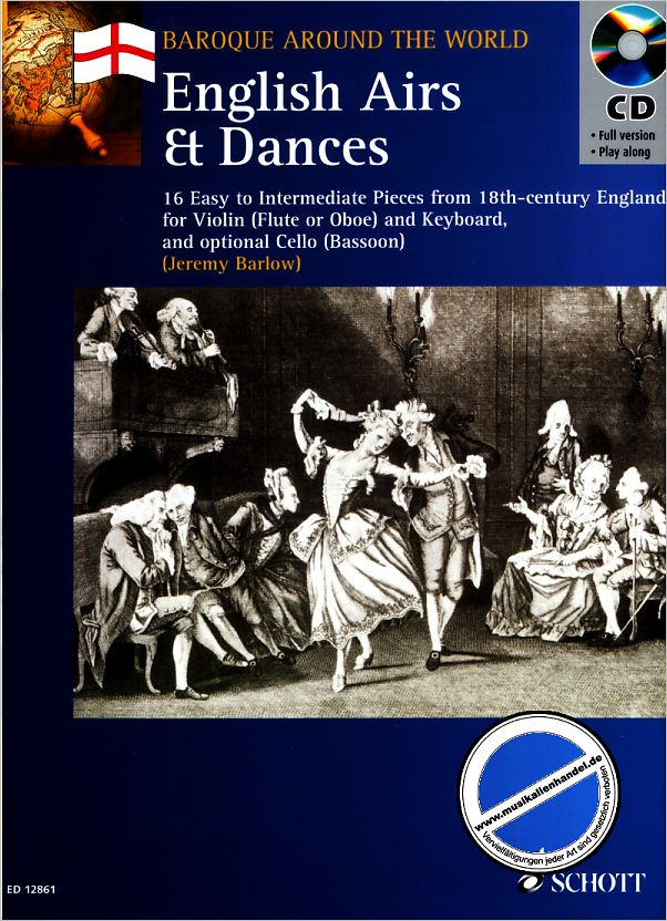 Titelbild für ED 12861 - ENGLISH AIRS + DANCES