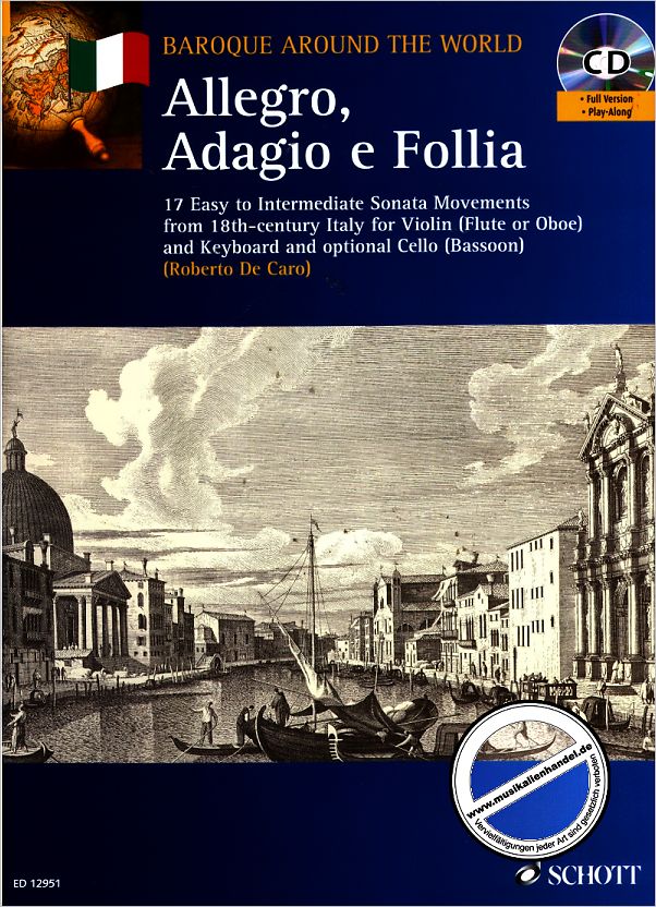 Titelbild für ED 12951 - ALLEGRO ADAGIO E FOLLIA