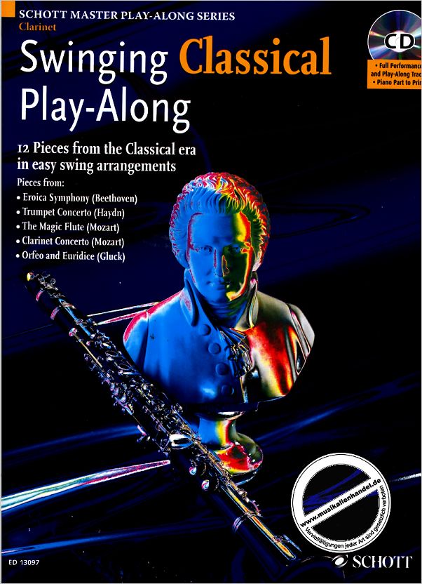 Titelbild für ED 13097 - SWINGING CLASSICAL PLAY ALONG