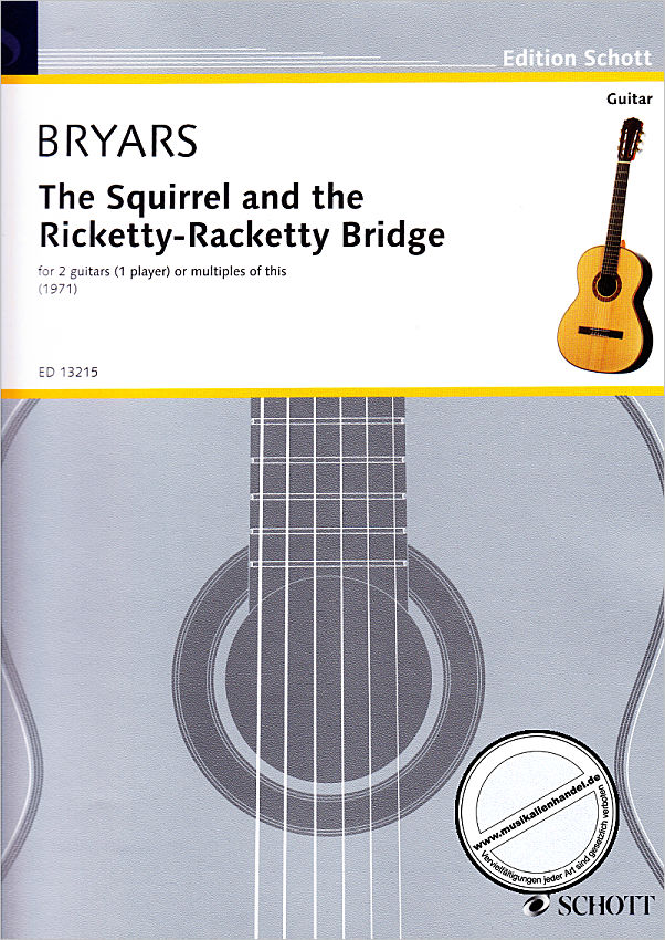 Titelbild für ED 13215 - THE SQUIRREL AND THE RICKETTY RACKETTY BRIDGE