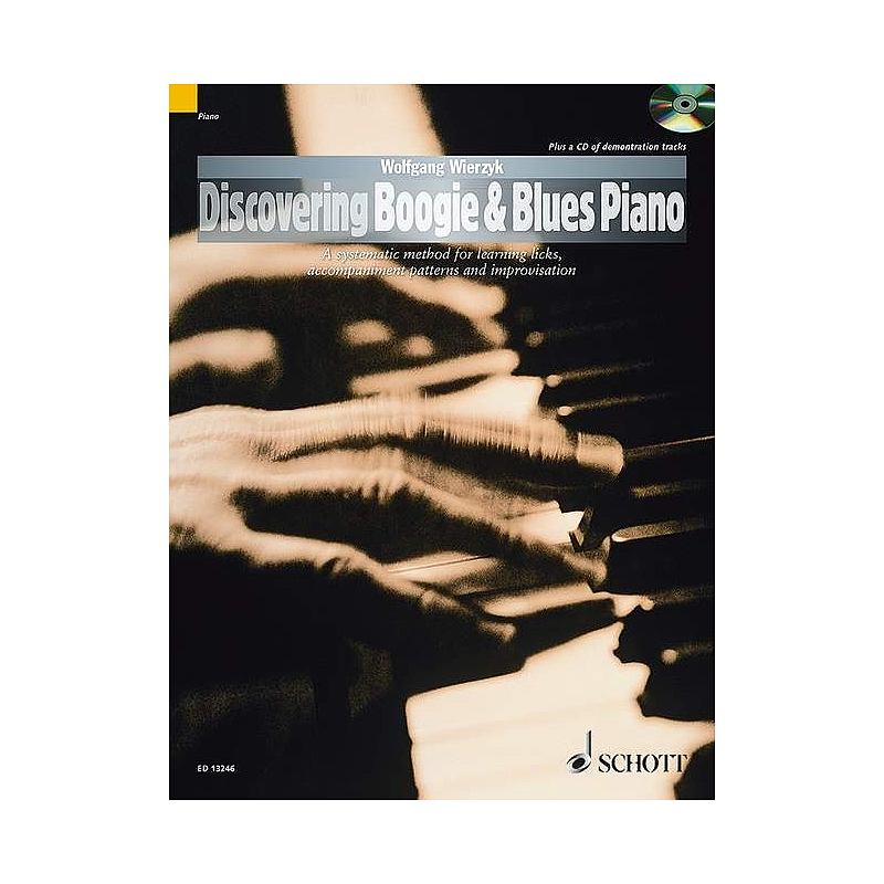Titelbild für ED 13246 - DISCOVERING BOOGIE + BLUES PIANO