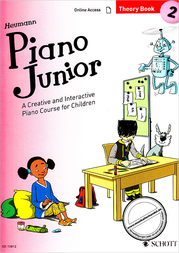 Titelbild für ED 13812 - Piano junior - Theory Book vol.2 :