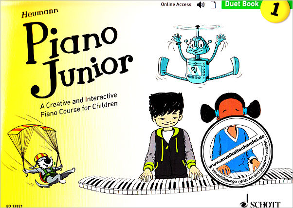 Titelbild für ED 13821 - PIANO JUNIOR 1 - DUET BOOK
