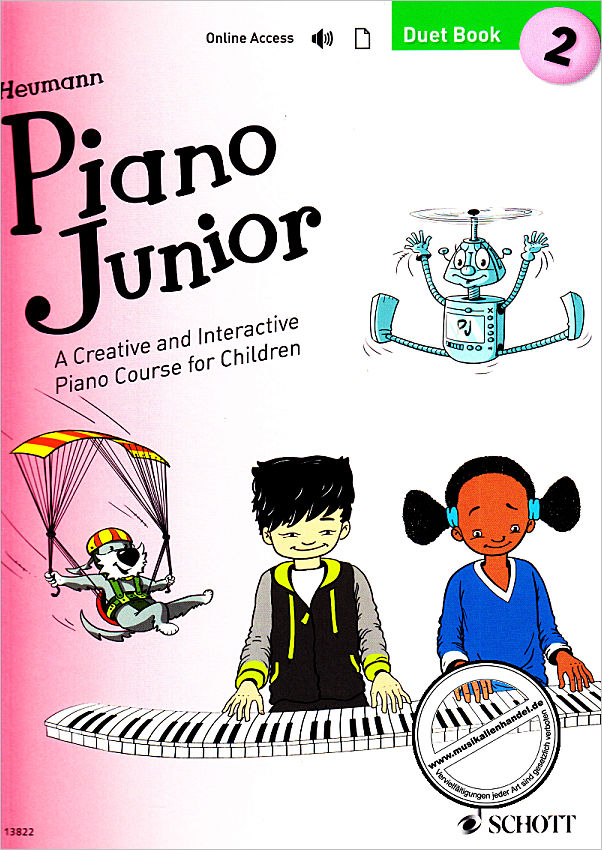 Titelbild für ED 13822 - PIANO JUNIOR 2 - DUET BOOK