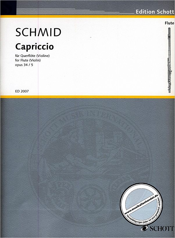 Titelbild für ED 2007 - CAPRICCIO OP 34/5 (5 TONGEDICHTE OP 34)