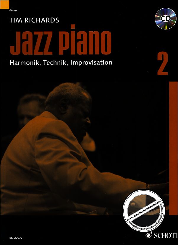 Titelbild für ED 20077 - JAZZ PIANO 2 - HARMONIK TECHNIK IMPROVISATION